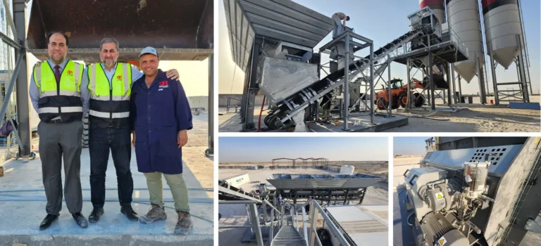 Concrete Batching Plant Installation in Saudi Arabia